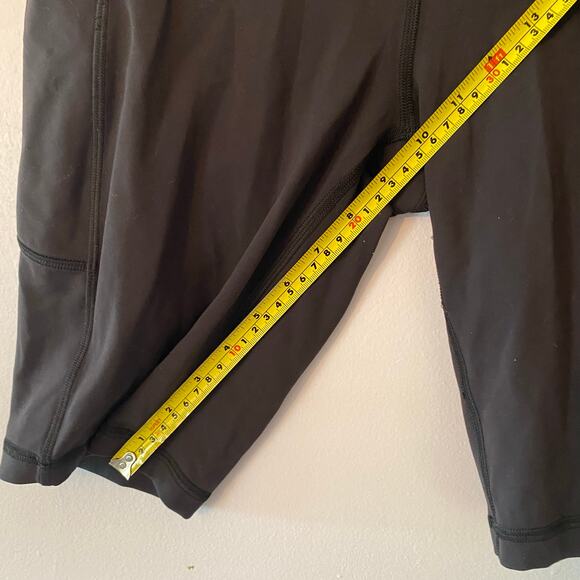 Lululemon Black Invigorate High-Rise Biker Shorts 10" Athletic Women's size 10 - Picture 11 of 12